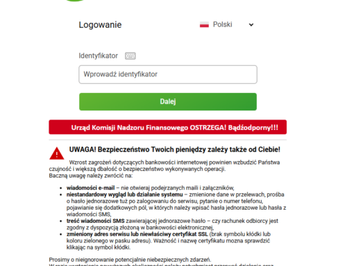 Komunikat. Nowy interfejs bankowości internetowej.